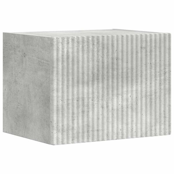 vidaXL TV v&aelig;gskab V&aelig;gmonteret Beton 60 x 31 x 29.5 cm Konstrueret tr&aelig;