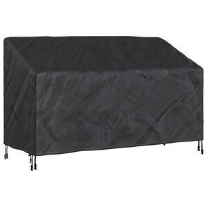 vidaXL Haveb&aelig;nkkappe Sort 165 x 70 x 65 / 94 cm 420D Oxford Stof