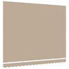 vidaXL Reservedug til markise Beige 400 × 300 cm Kanvas