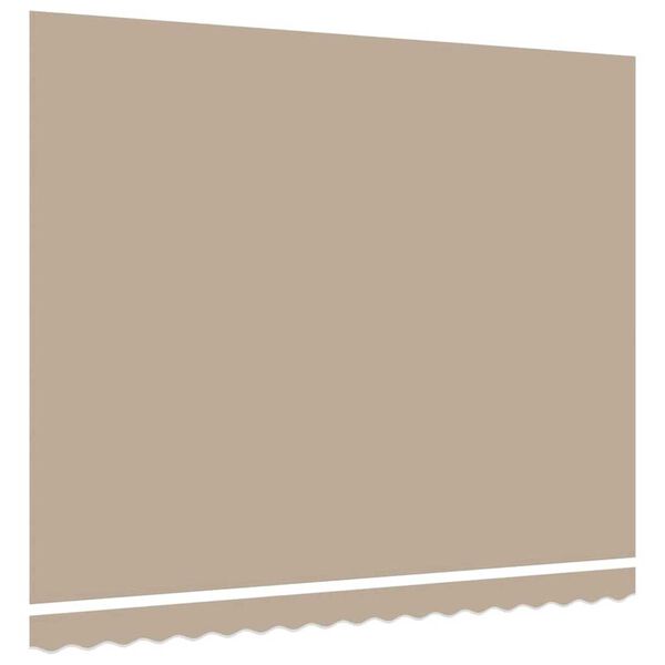 vidaXL Reservedug til markise Beige 400 × 300 cm Kanvas