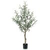 Emerald kunstigt oliventr&aelig; 115 cm i plastikpotte
