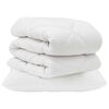 vidaXL Dynebetr&aelig;k S&aelig;t med pude 2 stk. Hvid Microfiber