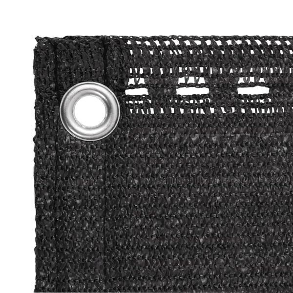 vidaXL Balkonafskærmning HDPE 75x400 cm antracitgrå