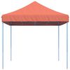 vidaXL foldbart pop up-festtelt 440x292x315 cm terracotta