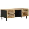 vidaXL Sofabord Naturfarvet 100 x 54 x 40 cm Massivt mangotr&aelig;