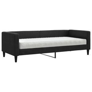 vidaXL daybed med madras 80x200 cm stof sort