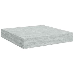 vidaXL v&aelig;ghylde 23x23,5x3,8 cm MDF betongr&aring;