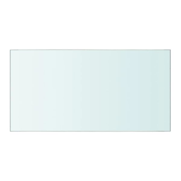 vidaXL hylder 2 stk. glaspanel 40 x 20 cm klar