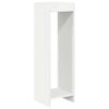 vidaXL Planteholder Hvid 30 x 30 x 100 cm Konstrueret tr&aelig;