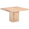 vidaXL spisebord 120x120x77 cm massivt mangotr&aelig;