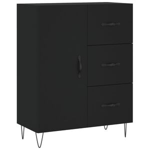 vidaXL sk&aelig;nk 69,5x34x90 cm konstrueret tr&aelig; sort