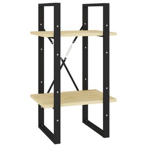 vidaXL bogreol 40x30x70 cm 2 hylder massivt fyrretr&aelig;