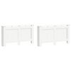 vidaXL radiatorskjulere 2 stk. 152 x 19 x 81,5 cm MDF hvid