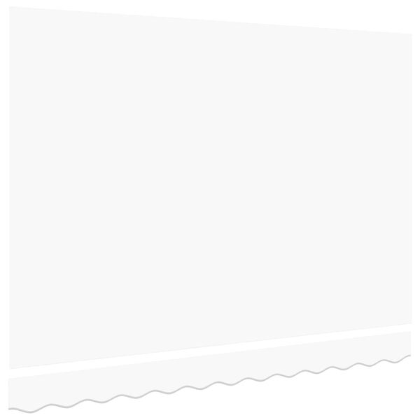 vidaXL Reservedug til markise Hvid 330 x 245 cm Polyester
