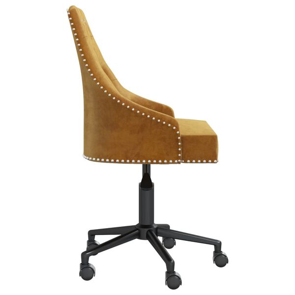 vidaXL drejelige spisebordsstole 4 stk. fl&oslash;jl brun