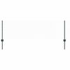 vidaXL Sekskantet hegn med stolpe 25 x 0,6 m PVC-belagt st&aring;l Gr&oslash;n Mesh