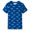 vidaXL T-shirt til b&oslash;rn str. 92 m&oslash;rkebl&aring;