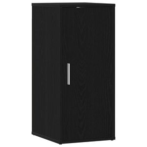 vidaXL skoskab 32x35x70 cm konstrueret tr&aelig; sort egetr&aelig;