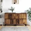 vidaXL Sideboard 2 pcs Gammelt tr&aelig; 60 x 35 x 70 cm