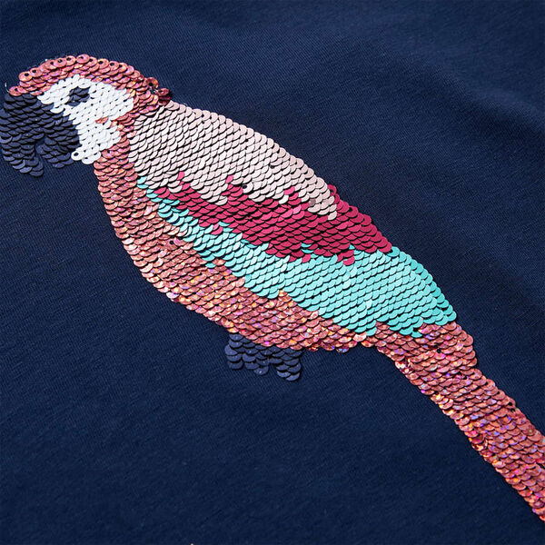 T-shirt til børn str. 92 marineblå