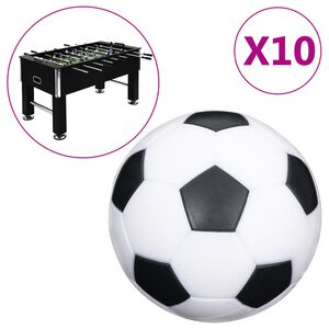 vidaXL bolde til bordfodbold 10 stk. 32 mm ABS
