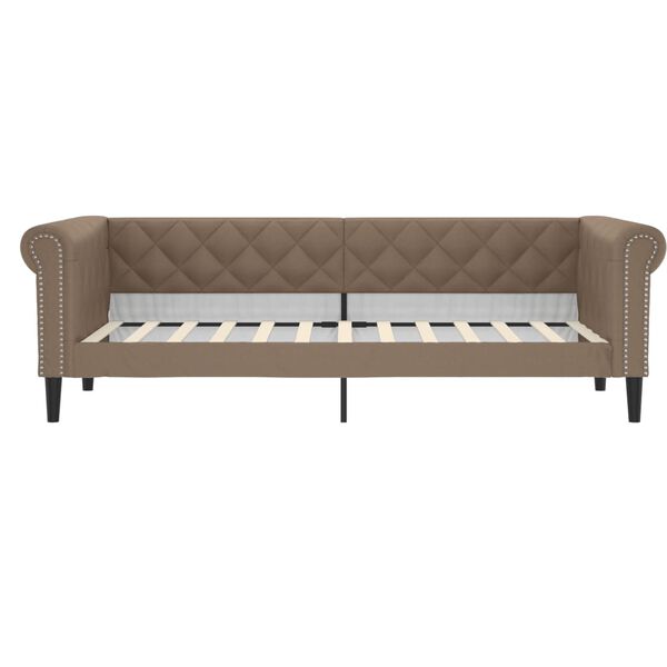 vidaXL daybed 80x200 cm kunstl&aelig;der cappuccinofarvet