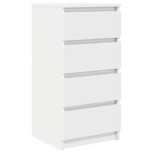 vidaXL sk&aelig;nk 37,5x35x76 cm konstrueret tr&aelig; hvid