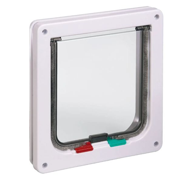 Karlie 4-vejs l&aring;sbar kattelem Porta 19,2x5x20 hvid