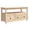 vidaXL sofabord 102x49x55 cm massivt fyrretr&aelig;