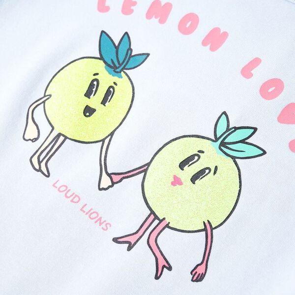 T-shirt til b&oslash;rn str. 140 lysebl&aring;