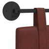 vidaXL H&aelig;ngende Hovedgavl Skinnende Brun 130 x 55 x 5 cm Antik PU