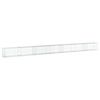 vidaXL gabionkurv med cover 700x50x50 cm galvaniseret jern