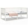 vidaXL daybed uden madras 90x200 cm massivt fyrretr&aelig; hvid