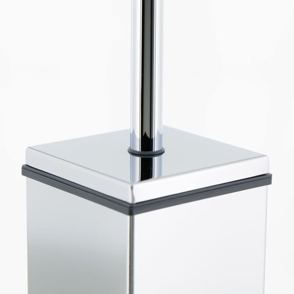 Tiger toiletbørste med holder Items kromfarvet 282430346