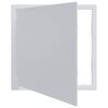 vidaXL Adgangspaneler Hvid 40 x 40 cm ABS Plastik