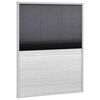 vidaXL plisseret insektnet til vinduer aluminium 80 x 100 cm med afskygning
