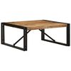 vidaXL sofabord 80x80x35 cm massivt ru mangotr&aelig;