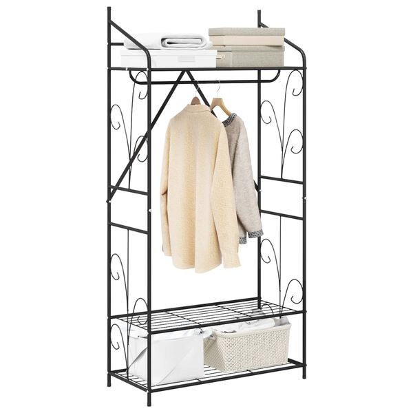 vidaXL &Aring;ben Garderobe Ensfarvet 2 pcs 78 x 36 x 158 cm