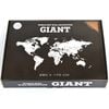 MiMi Innovations verdenskort tr&aelig; v&aelig;gpynt Giant 280 x 170 cm brun