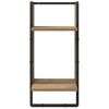 vidaXL V&aelig;ghyldes&aelig;t med hylde 4 pcs Artisan Egetr&aelig; 65 x 25 x 30 cm