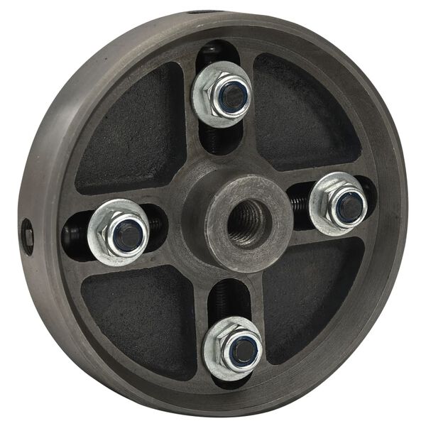 vidaXL patron til trædrejning 150x63 mm M18-tilslutning stål sort