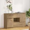 vidaXL Sideboard Artisan Egetr&aelig; 100 x 30 x 65,6 Konstrueret tr&aelig;