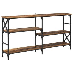 vidaXL Konsolbord Gammelt tr&aelig; 150 x 29 x 76,5 cm Konstrueret tr&aelig;