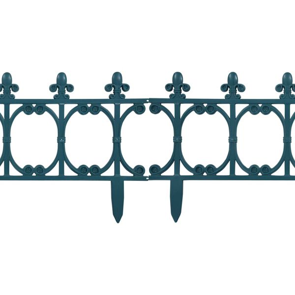 vidaXL pl&aelig;nekanter 16 stk. 10 m PP gr&oslash;n