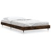 vidaXL sengeramme 100x200 cm uden madras konstrueret tr&aelig; r&oslash;get eg
