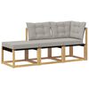 vidaXL 3 stk. Sektionel sofa enheder Hvid