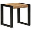 vidaXL Sofabord Brun 40 x 40 x 38 cm Massivt mangotr&aelig;