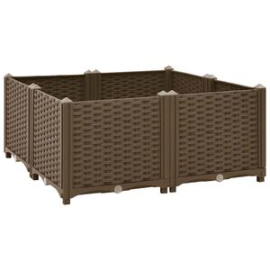 vidaXL h&oslash;jbed 80x80x38 cm polypropylen