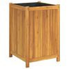 vidaXL plantekasse med for 50x50x75 cm massivt akacietr&aelig;
