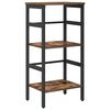 vidaXL Bogreol R&oslash;get eg 40 x 29,5 x 81 cm Konstrueret tr&aelig;
